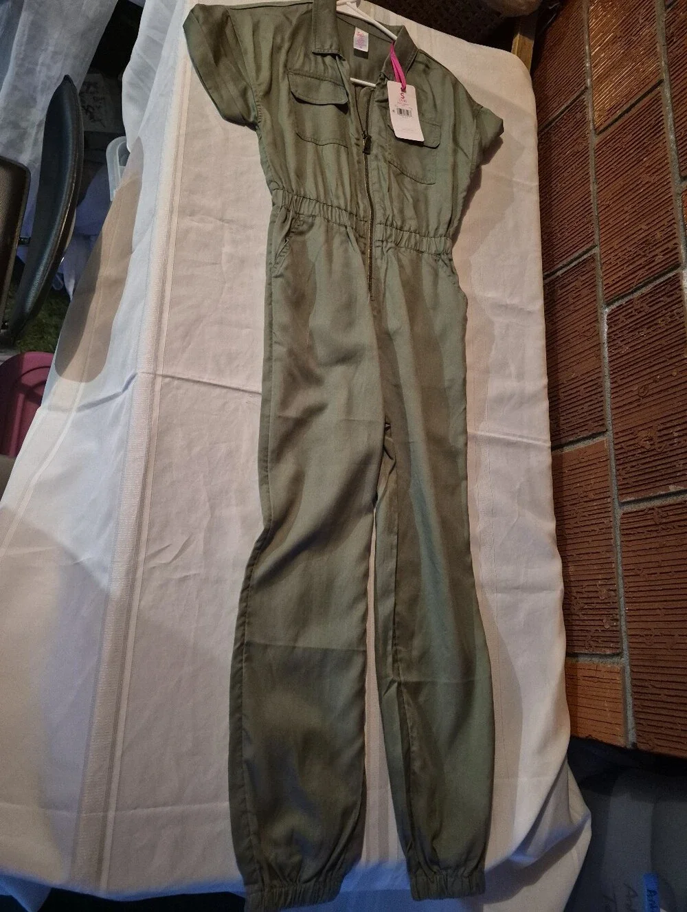 Green Jump Suit Size 7/8